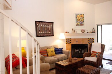 Light and bright living, wood burning fp