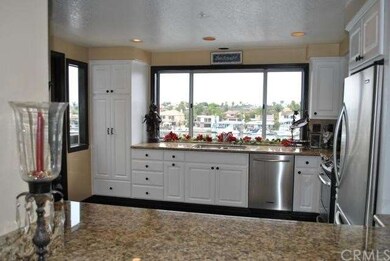 Gorgeous marina view from remodeled kitchen, grani