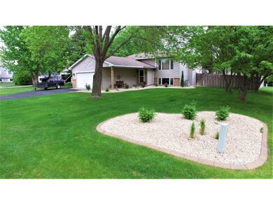 The front yard features great perennials and lands
