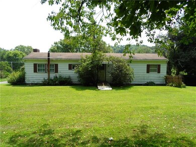 Flat, usable yard directly behind the house.