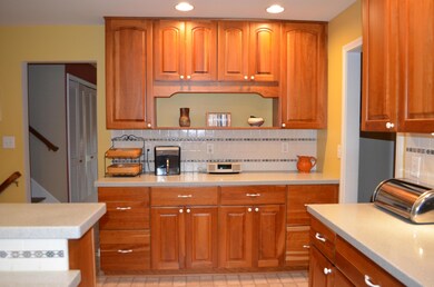 Loads of cabinets in the kitchen