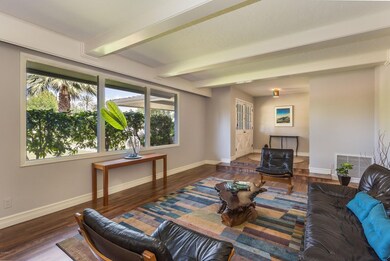 Living Room with Neighborhood Views