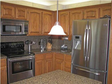 The Stainless steel appliances all remain.