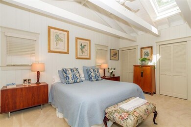 Open and vaulted master bedroom...