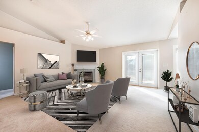 Virtually Staged Living Room