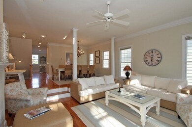 living and dining rooms