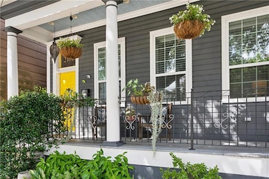 Lovely curb appeal and front porch