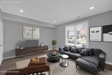 2012 Cdar Street staged living room