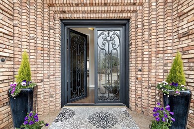 Front Outside look of METAL Decorative Double Door