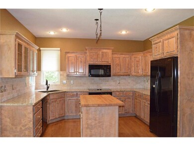 Kitchen with great layout, beautiful granite, & se