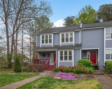 View of front of property with a front yard