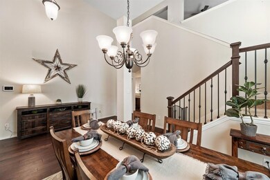 Dining room facing entry way