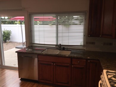 Kitchen overlooking Patio area