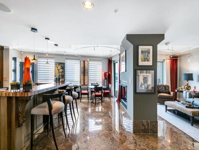 Open Bar Kitchen Area