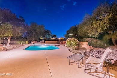 Twilight Backyard