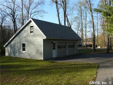 Parking Lot/Garage. Large oversized garage with wo