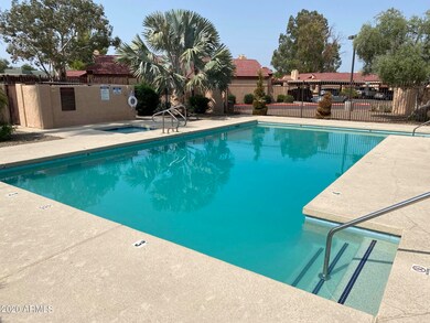 pool/spa area