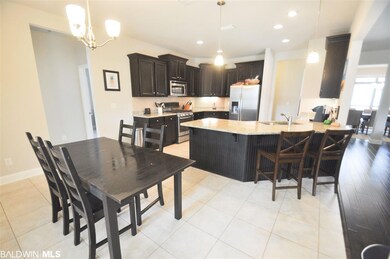 Kitchen and Breakfast Area with gas range