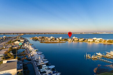 Deep water out to Bogue Sound