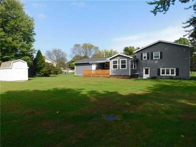REAR OF HOUSE/DECK/SHED.  NEW SIDING