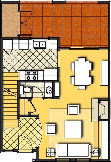 First Level Floor Plan.