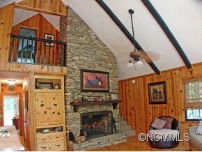 Fireplace and Loft
