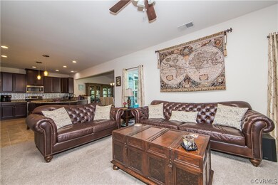 This view shows the openness of the main level - y