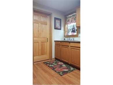 kitchen sink & pantry door