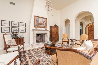 Towering Custom Fireplace