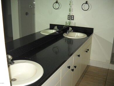 Master bath vanity view