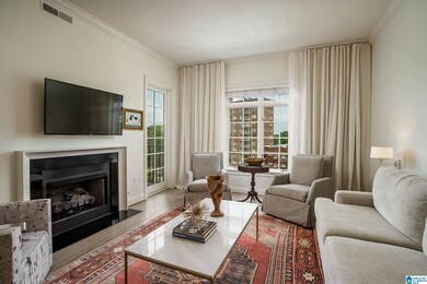 spacious family room is filled with natural light,