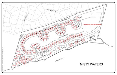 Misty Waters plat - with SOLD lots 2-10-