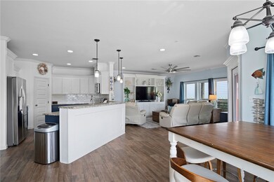 Open downstairs floorplan