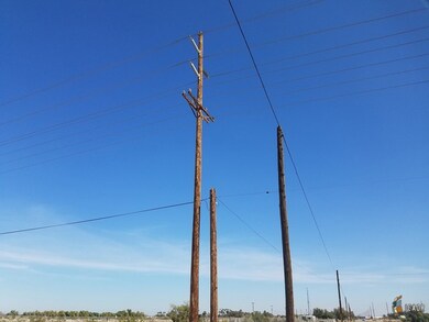 Power Pole at edge of lot