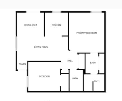View of floor plan / room layout