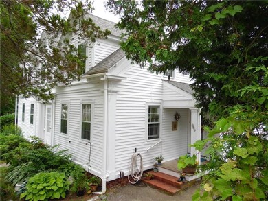 Covered side entry is convenient.