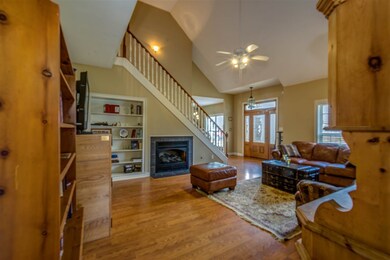 Hardwood Floor, Beautiful Entry Doors, Vaulted Ent