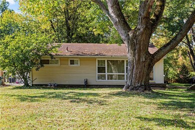 View of front of house with a front lawn