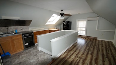 large living room/kitchen
