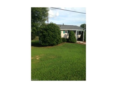 Left front of home