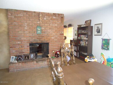 fireplace in Kitchen