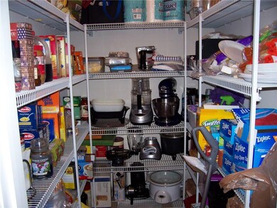 Wow! A walk-in pantry is a treat.