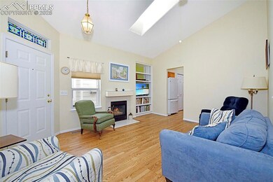 Great Room With Vaulted Ceiling, Gas Fireplace, An
