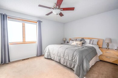 Main level master bedroom has good sized walk-in c