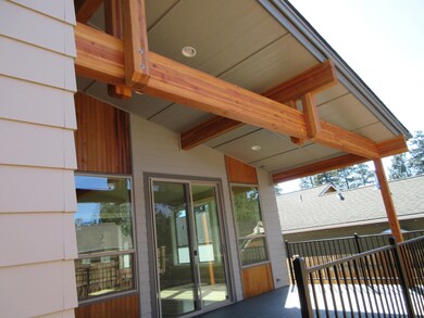 patio beams from stairs