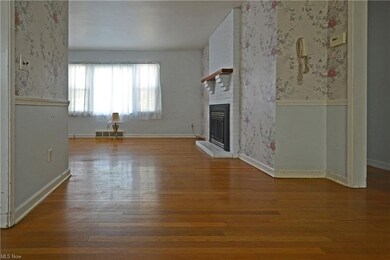 View from dining area into the living room