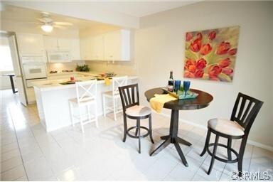 Another view of the kitchen area.