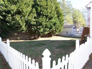 Fenced rear yard with Deck and Shed