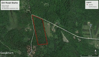 Dill Rd approximate shape