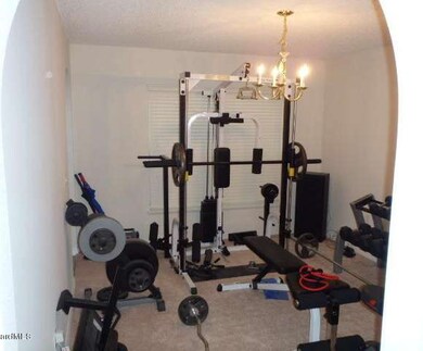 Dining Room being used as a Gym